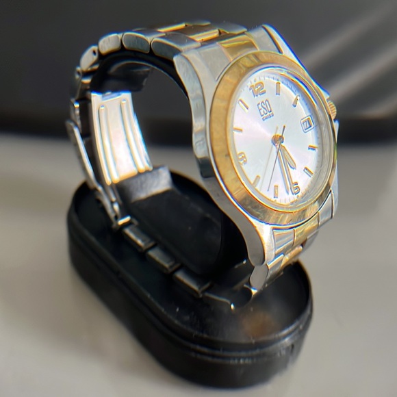 ESQ Swiss Vintage Men's Two Tone Stainless Steel Watch - Picture 10 of 16